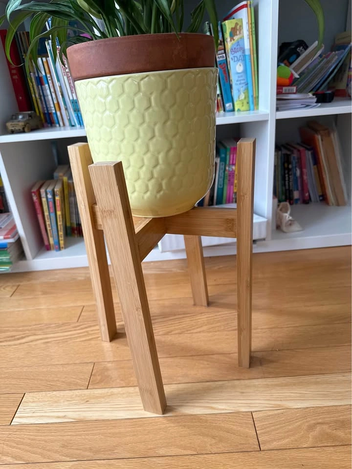 Bamboo Plant Stand - photo 3