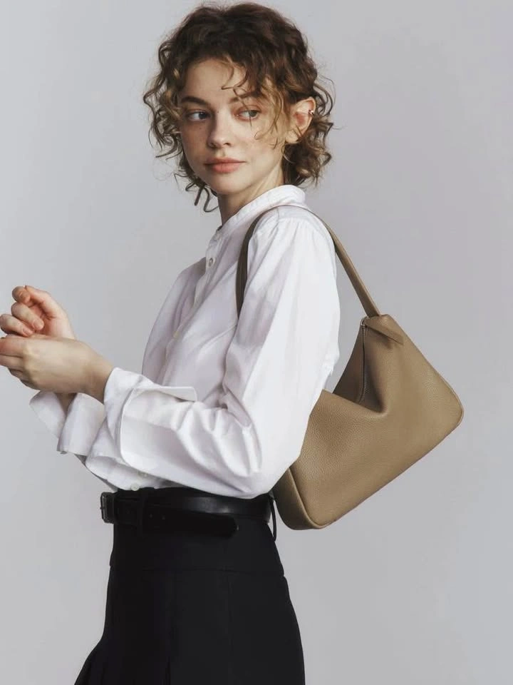 New*Avalea genuine leather shoulder bag - photo 4