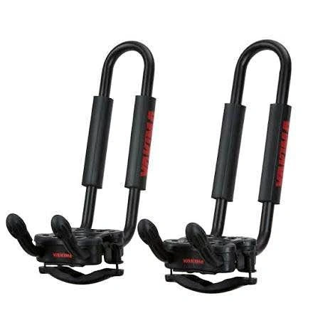 Thule car roof rack and Yakima JayHook Rooftop Kayak Rack