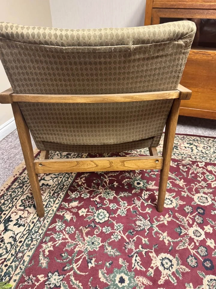 Mid-Century Modern Wood Armchair - photo 3