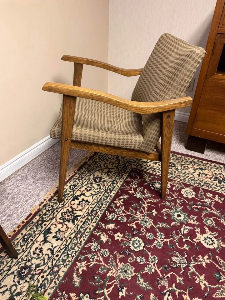 Mid-Century Modern Wood Armchair - photo 4