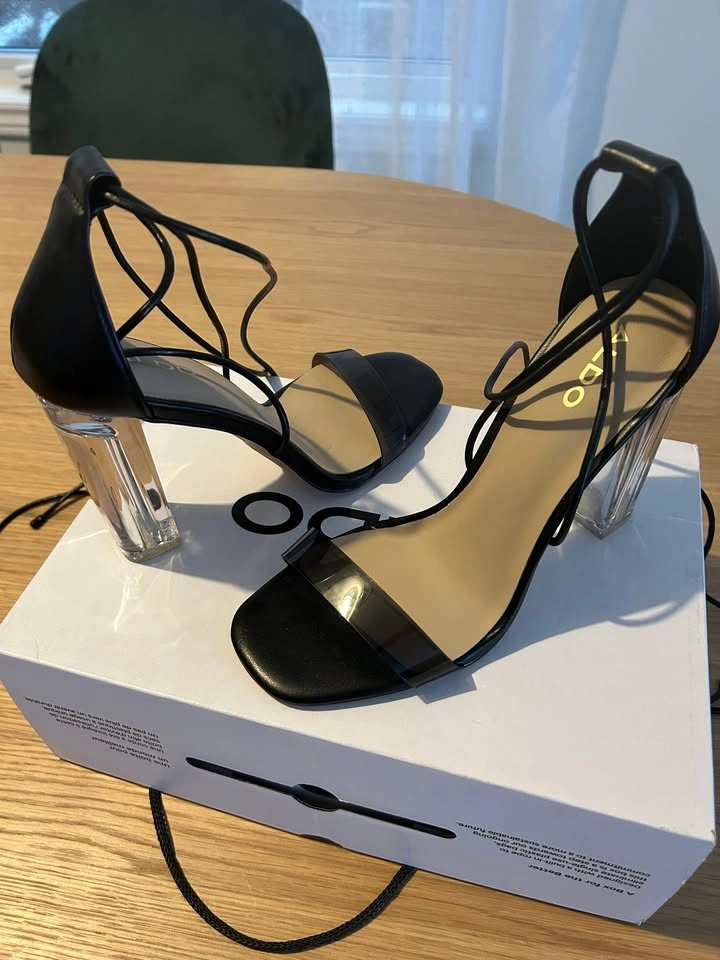 Tie-up Clear Heels - photo 2
