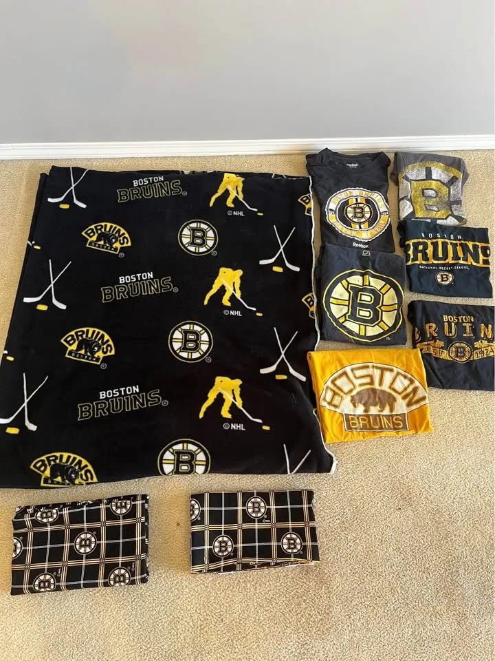 Boston Bruins Blanket Starter Materials/Fabric/T-Shirt image indicator(2)