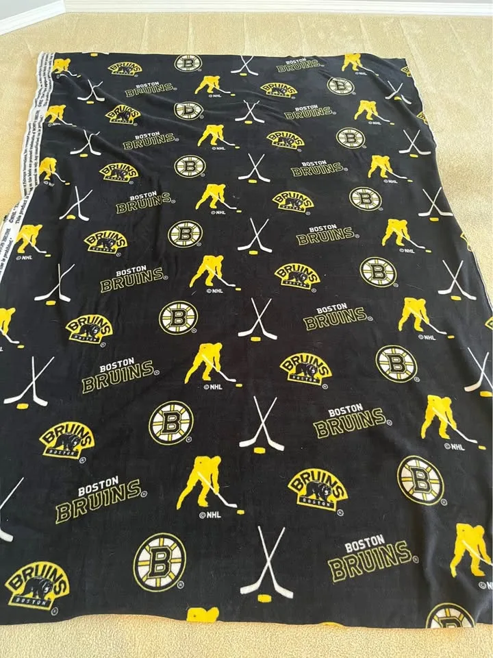 Boston Bruins Blanket Starter Materials/Fabric/T-Shirt image indicator(4)