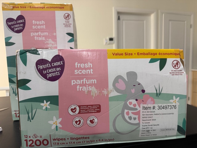Parent's Choice Baby Wipes