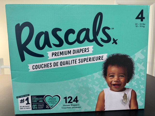 Rascals Premium Diapers Size 4