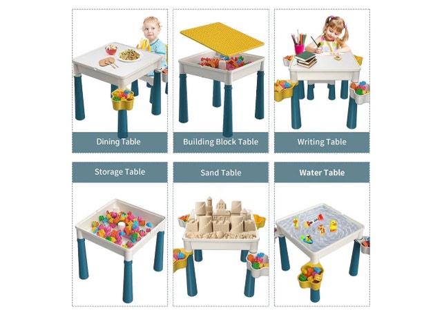 Kids Activity Building Block Table