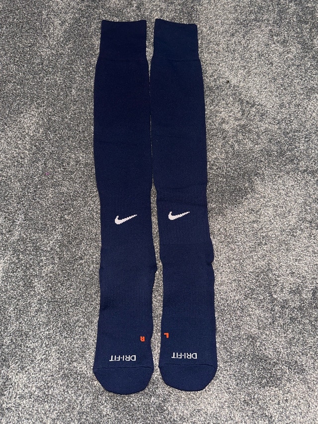 brand new men’s blue Nike football socks size L to XL