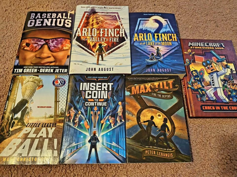 Children's Book Lot: Arlo Finch, Baseball Genius, and More