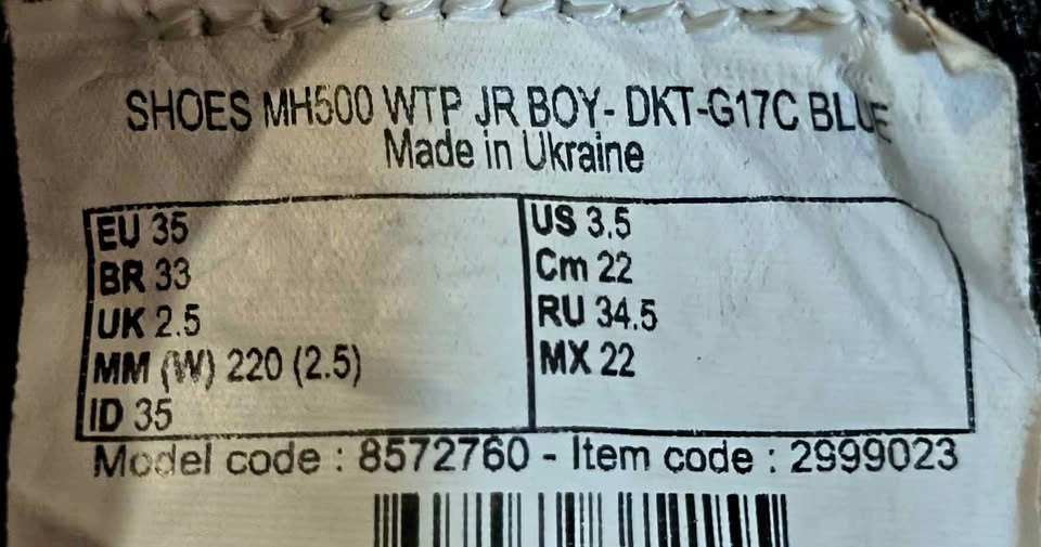 Boys Quechua MH500 Waterproof Hiking Boots - photo 2