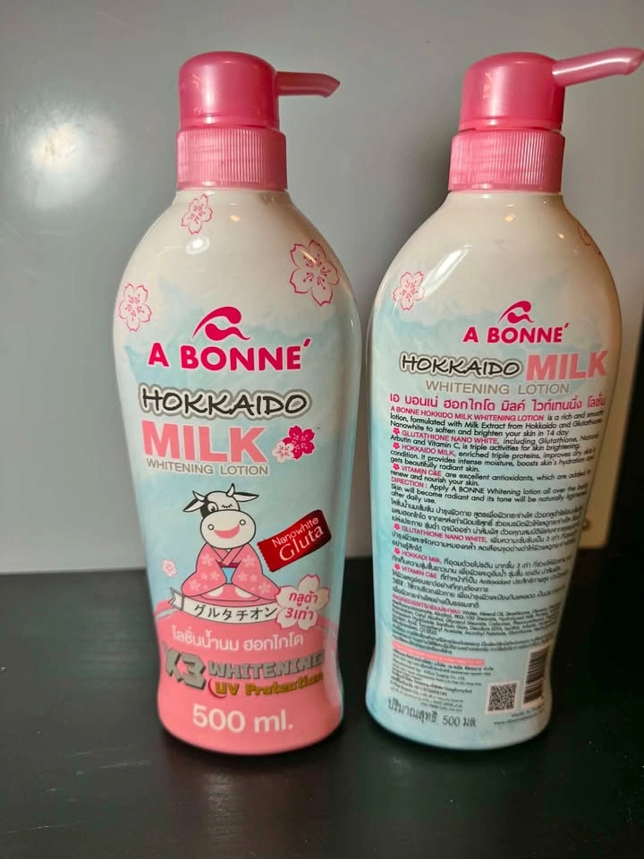 A bonne hokkaido milk lotion
