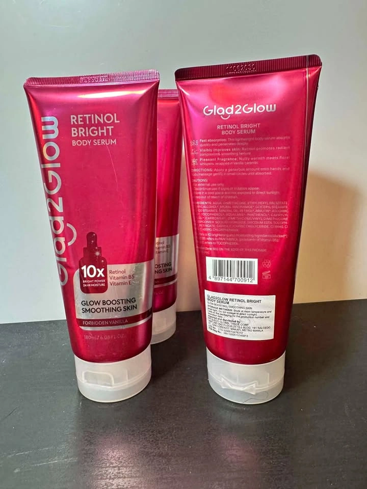 Glad2Glow Retinol body serum/lotion