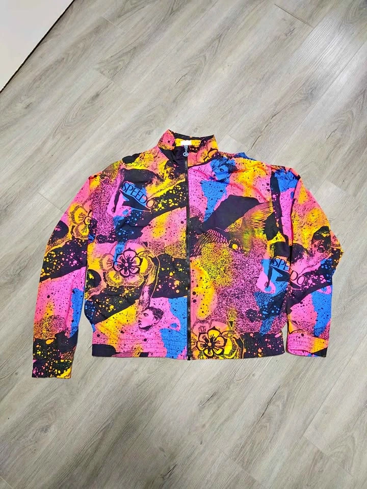 Vintage Rare 80's Speedo Summer Windbreaker Jacket