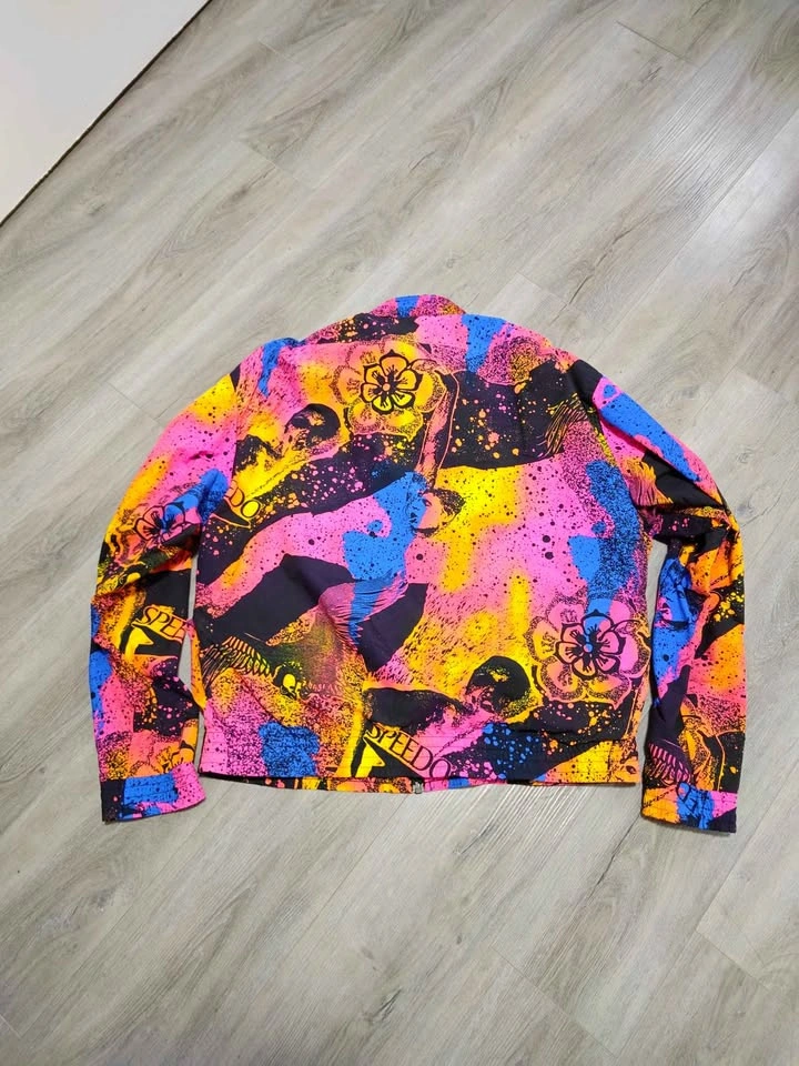 Vintage Rare 80's Speedo Summer Windbreaker Jacket - photo 2