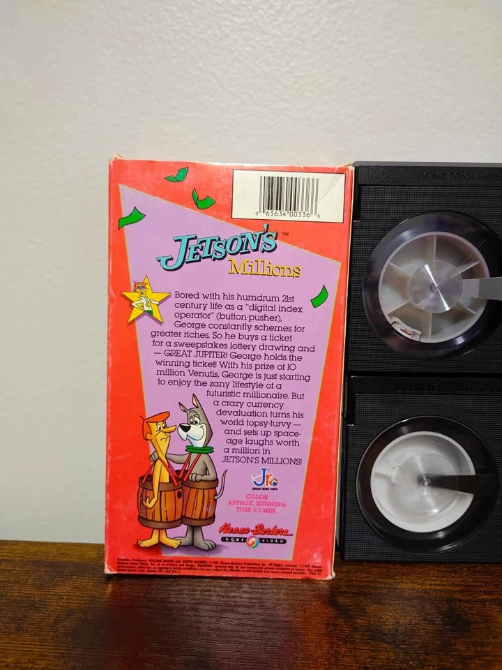 Vintage 80's - 90's The Jetsons Betamax Tapes x2 - photo 3
