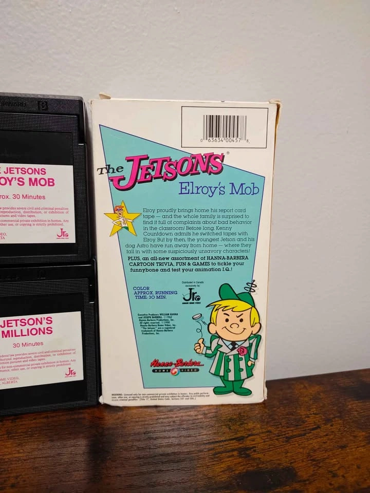 Vintage 80's - 90's The Jetsons Betamax Tapes x2 - photo 5