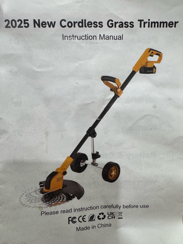 Cordless Grass Trimmer - photo 4