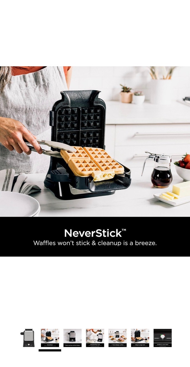 Ninja Belgian Waffle Maker - photo 2