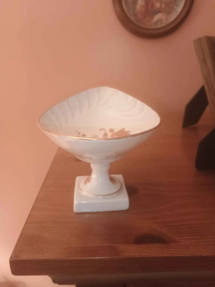 Vintage Limoges Pedestal Trinket / Candy Dish - photo 4
