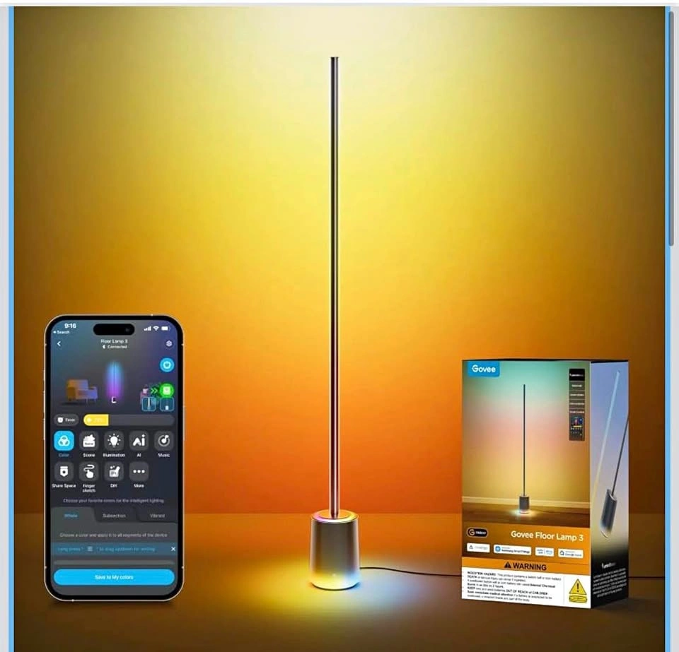 Govee Floor Lamp 3 with Luminblend+ Technology, 2100lm