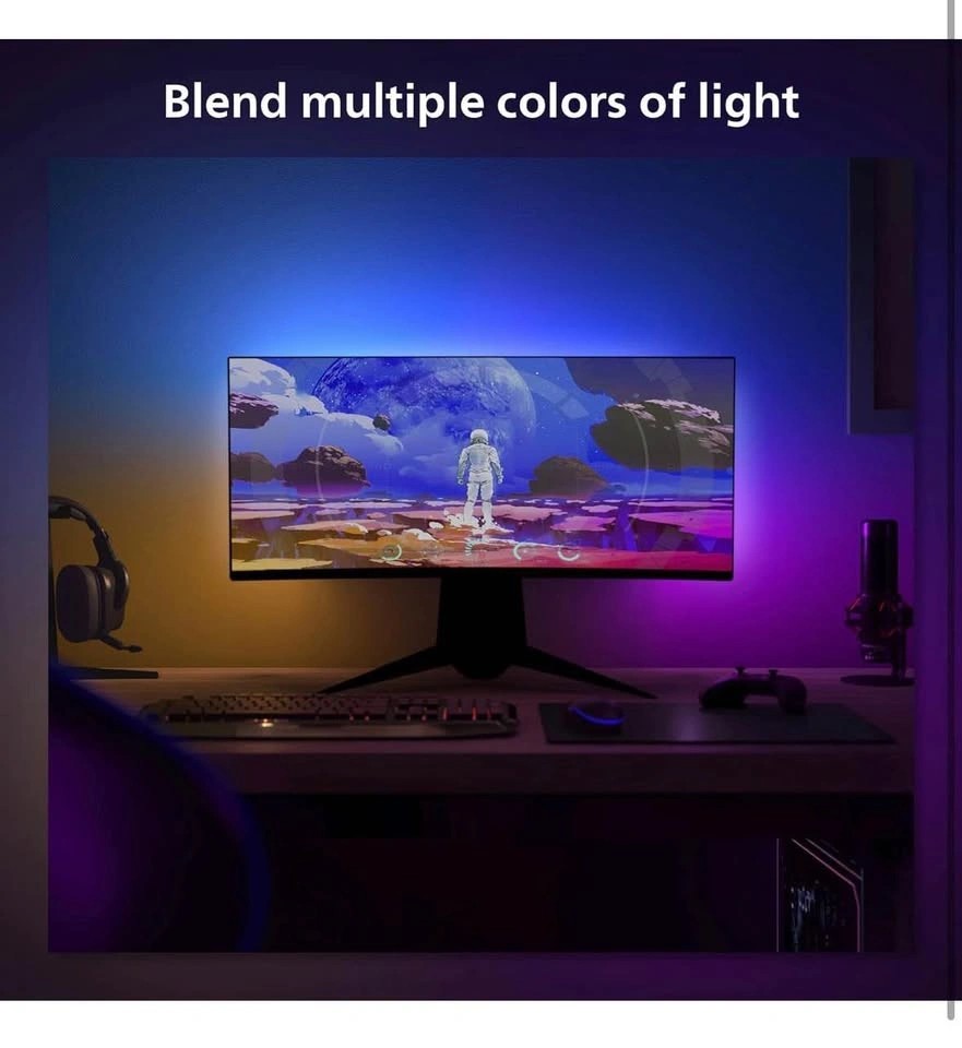Philips Hue Play Gradient Lightstrip for 32-34" PC Monitor - photo 4