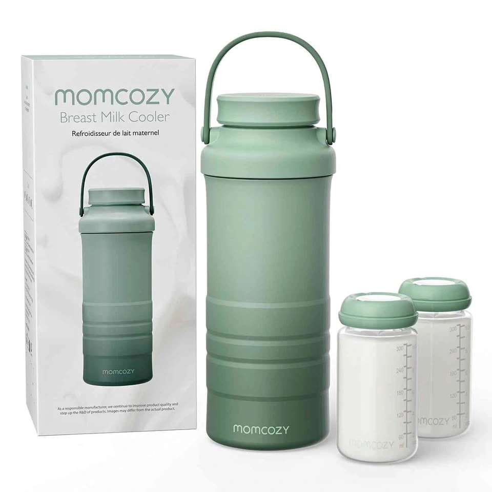 Brand New Momcozy 22oz Portable Breast Milk Cooler, Green