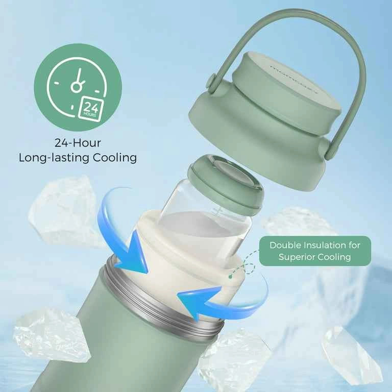 Brand New Momcozy 22oz Portable Breast Milk Cooler, Green - photo 2