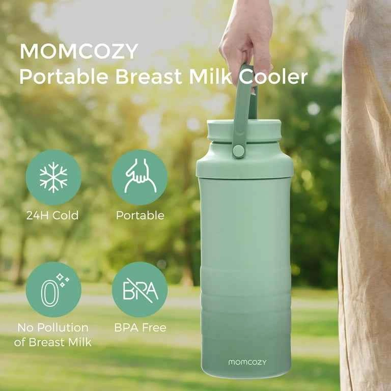 Brand New Momcozy 22oz Portable Breast Milk Cooler, Green - photo 3
