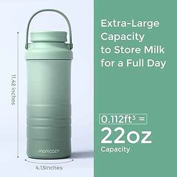 Brand New Momcozy 22oz Portable Breast Milk Cooler, Green - photo 4