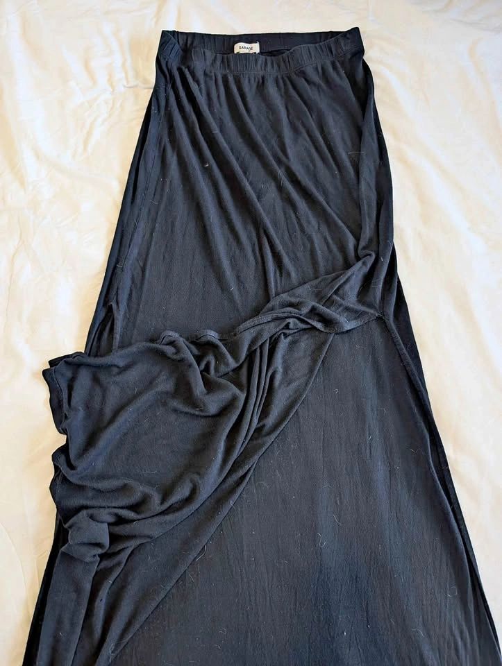 Garage Maxi Skirt with slits