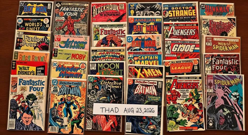 35 Comic Book Collection Lot – Batman X-Men Moon Knight