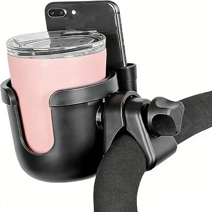 2-IN-1 STROLLER CUP HOLDER WITH PHONE HOLDER