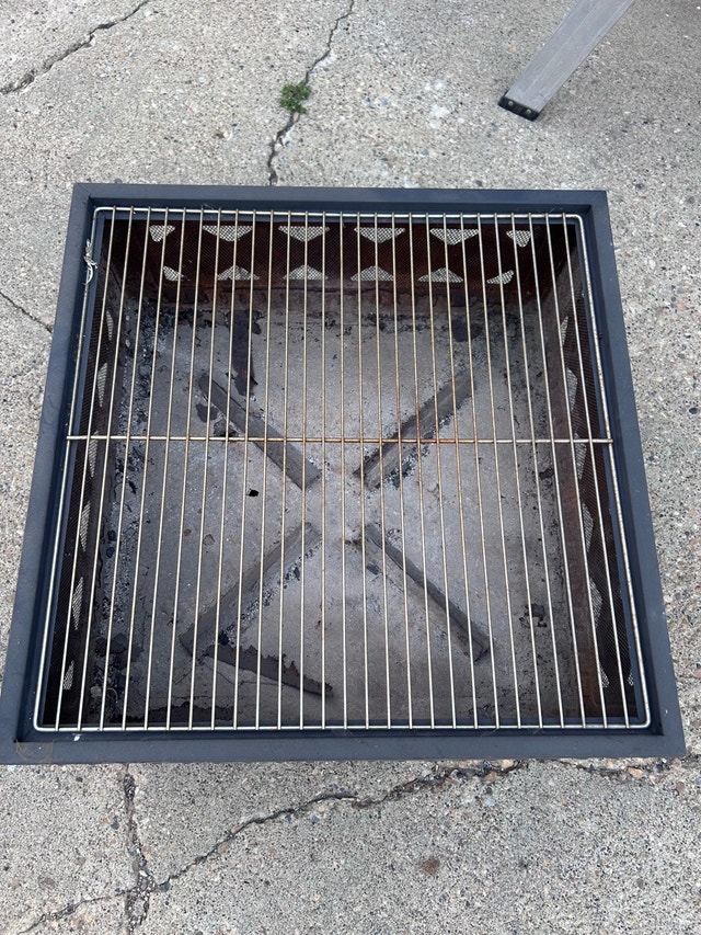 Square Steel Fire Pit - photo 3