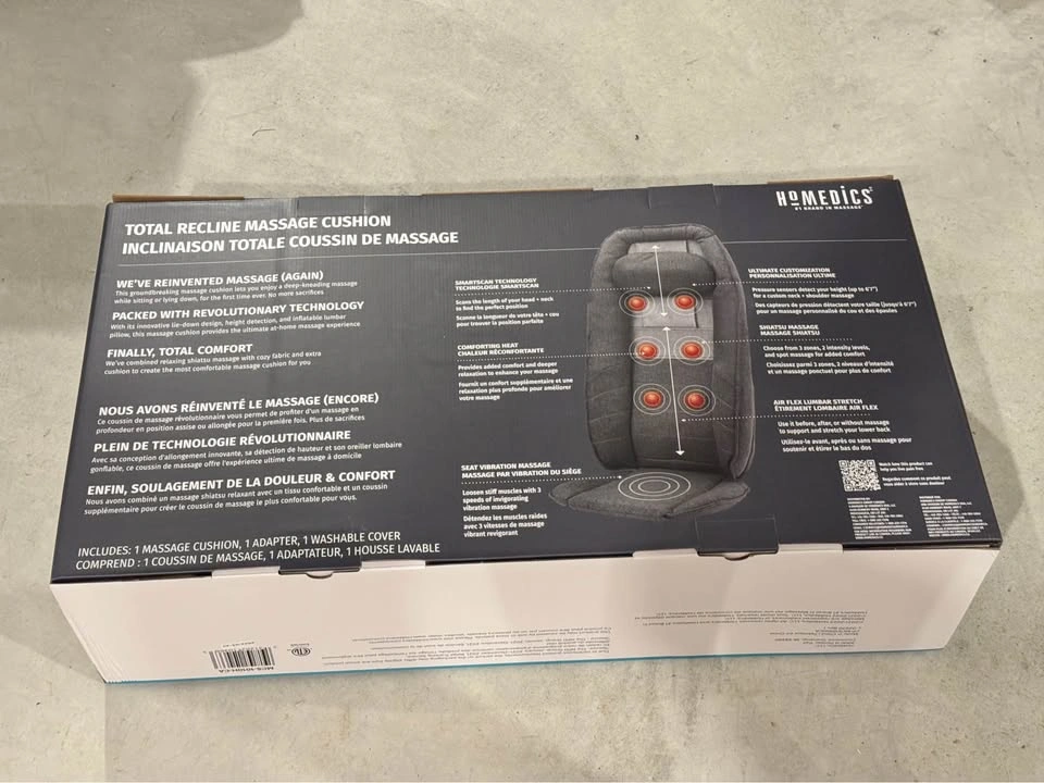HoMedics Total Recline Massage Cushion - photo 2