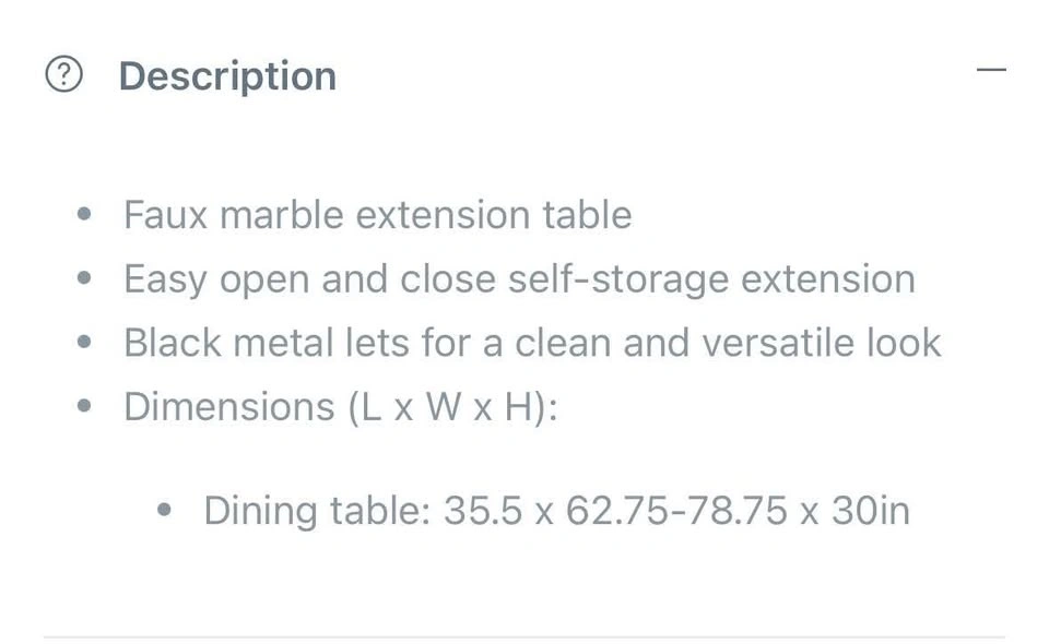 Extendable Dining Table - photo 3