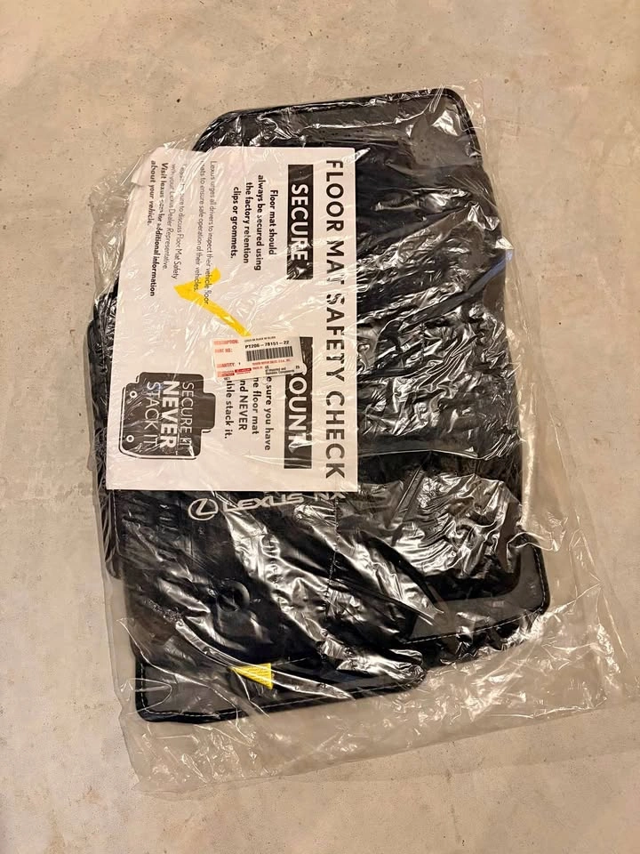 Lexus NX Floor Mats PT206-78120-02 (2020 generation)