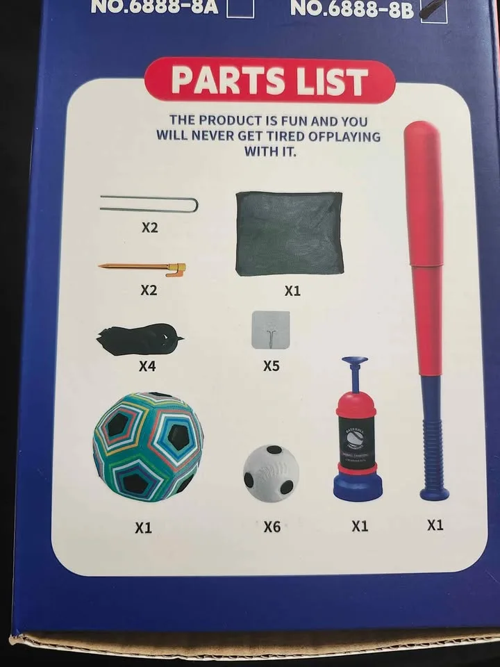 Kids baseball soccer game set image indicator(2)