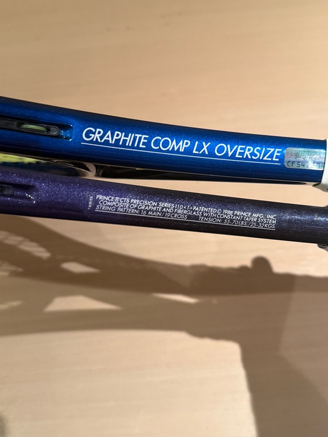 Prince Graphite Comp LX and CTS Precision 110 Tennis Rackets - photo 3
