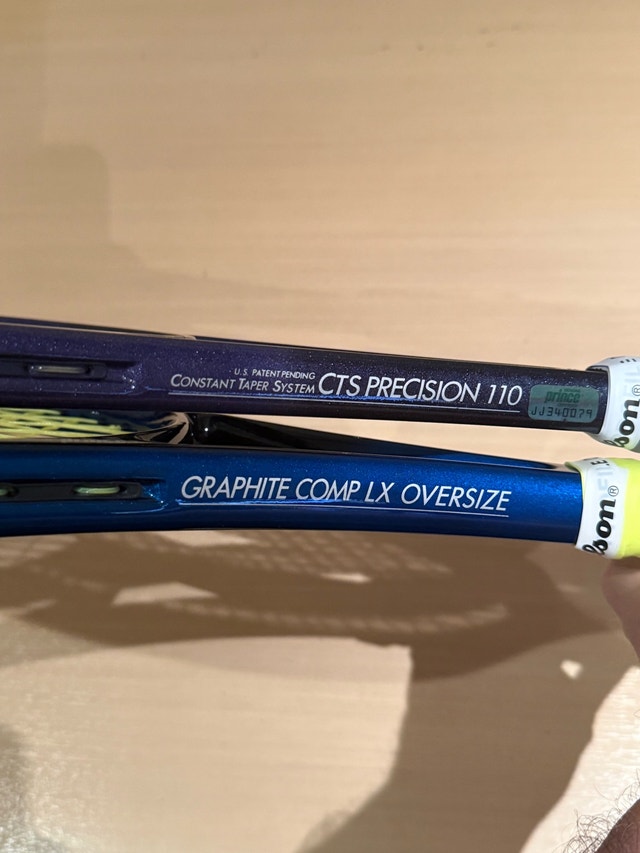 Prince Graphite Comp LX and CTS Precision 110 Tennis Rackets - photo 4