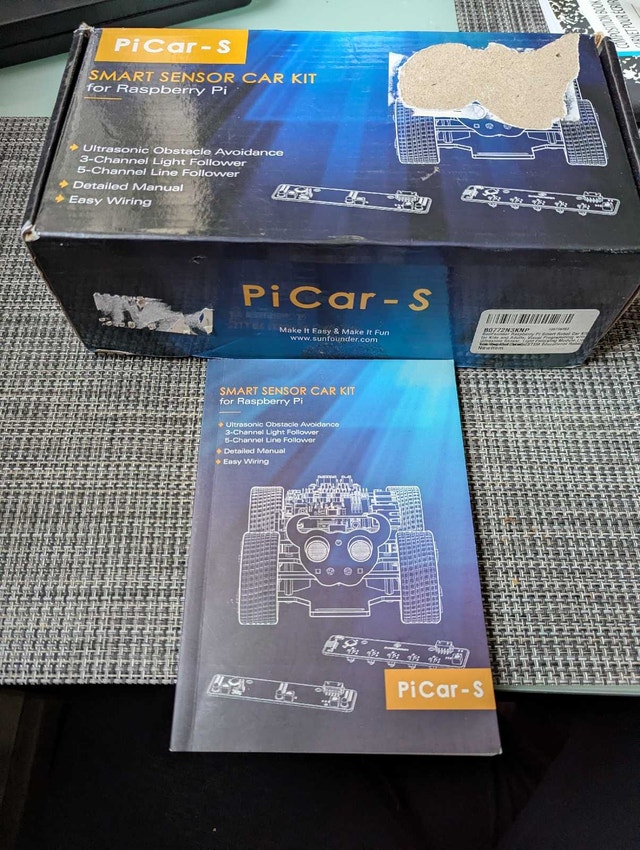 SunFounder PiCar-S Smart Robot Car Kit for Raspberry Pi