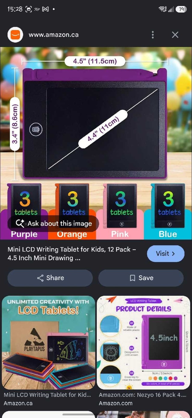 Playtapus 4.5 inch LCD Writing Tablets - photo 3