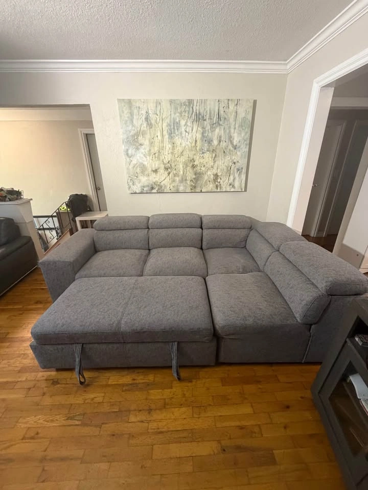 Comfortable sectional sofa with bed option - photo 2