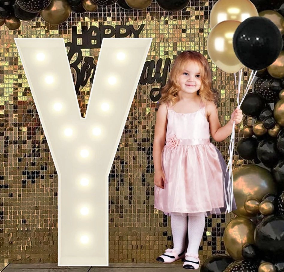 Brand New | 4FT Marquee Light Up Letter Y
