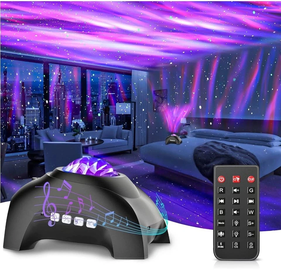 Northern Lights Aurora Projector with Bluetooth Speaker