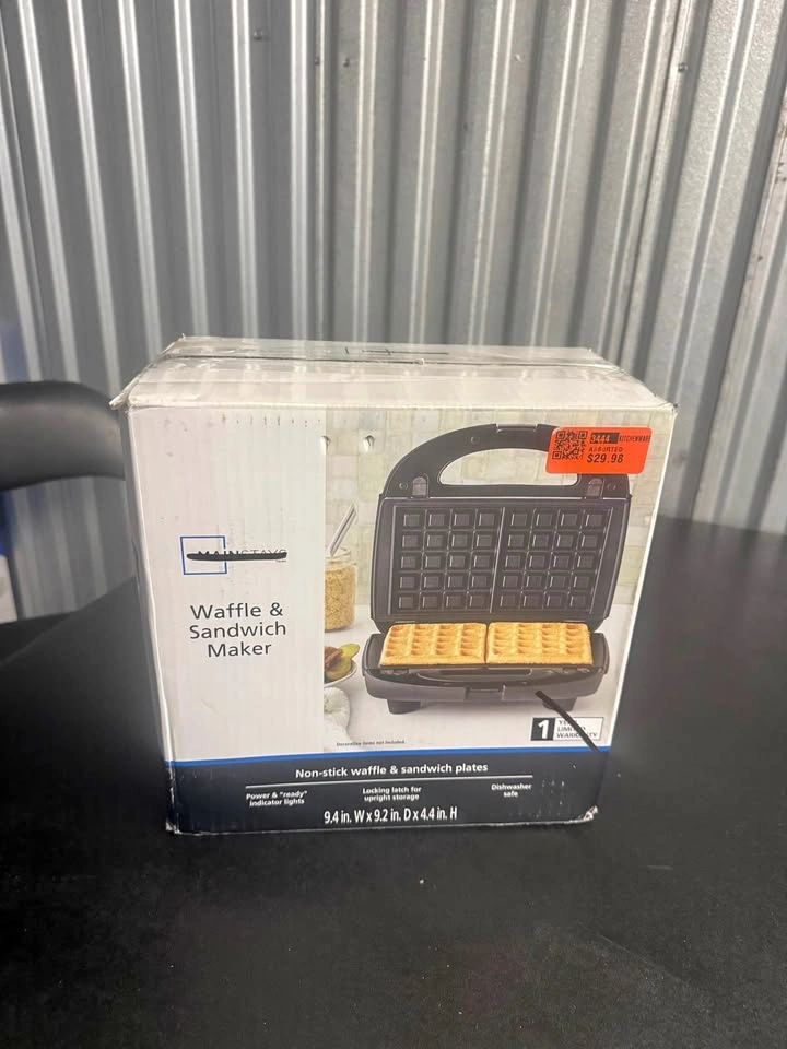 Mainstays Waffle & Sandwich Maker