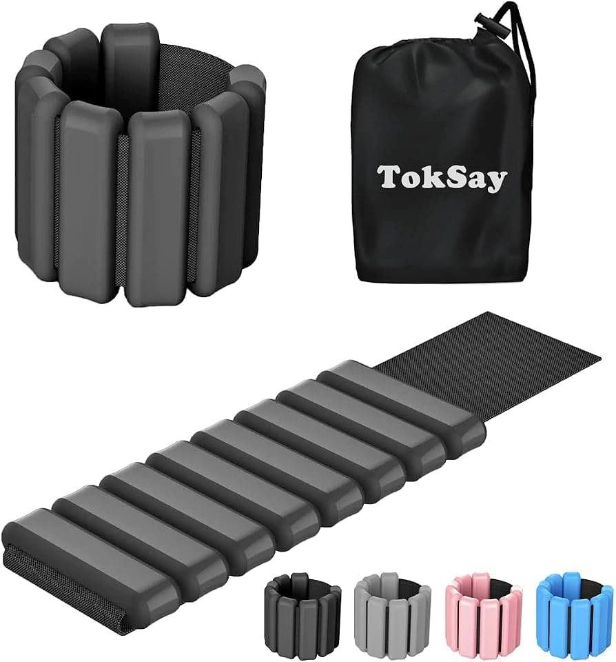 Adjustable Wrist and Ankle Silicone Weights - Brand New