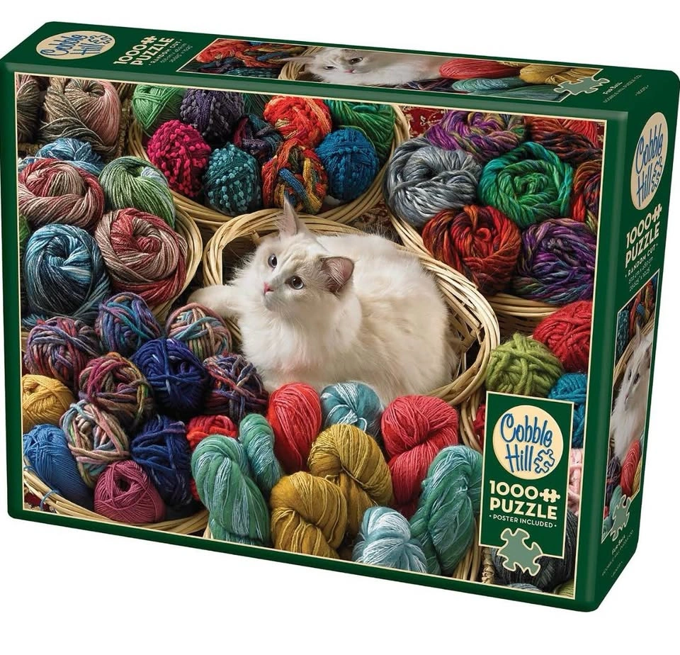 1000 Piece Puzzle - Fur Ball (with Poster Included) - photo 2
