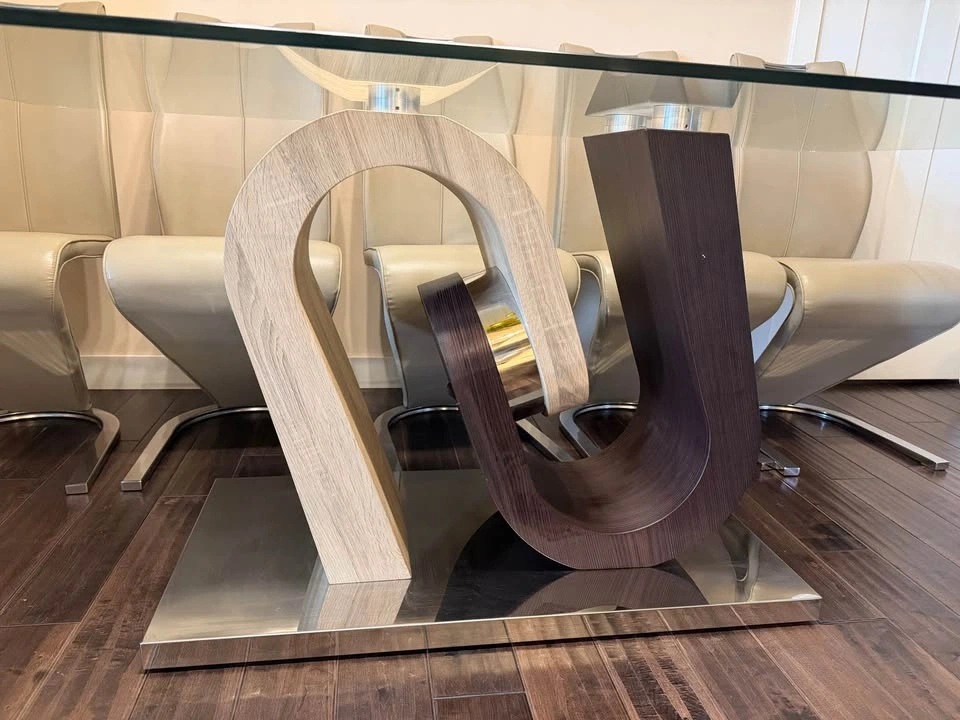 Modern Glass Dining Table - photo 4
