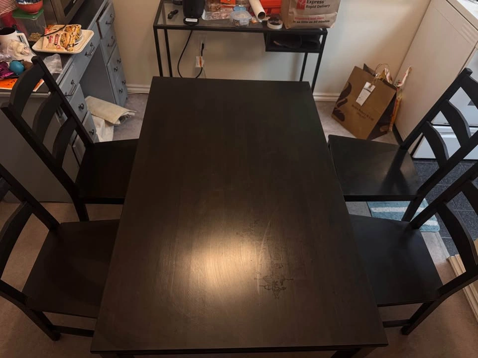 Ikea Dining Table and Chairs - photo 4