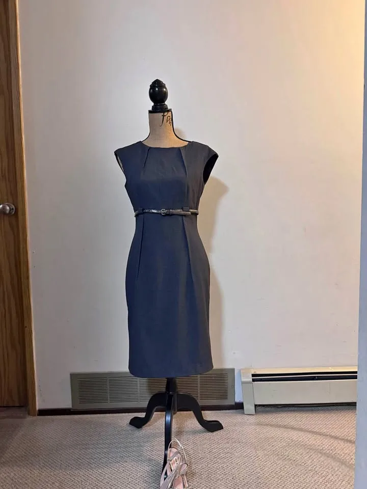 Calvin Klein Dark Grey Dress thumbnail